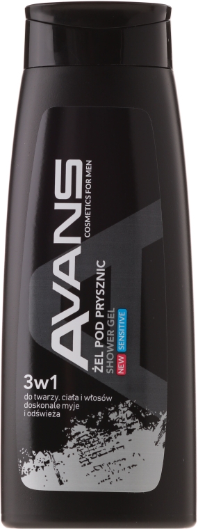 Гель для душа 3в1 - Avans Shower Gel Sensitive 3W1