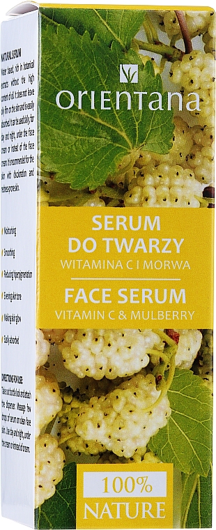 Сыворотка для лица с витамином C и шелковицей - Orientana Vitamin C & Mulberry Face Bio Serum — фото N4