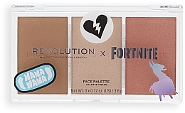 Палетка для макияжа - Makeup Revolution X Fortnite Face Palette — фото N5