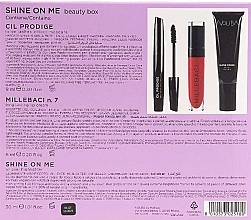 Набір "Shine On Me Red" - NoUBA Shine On Me Gift Set Red (mascara/9ml + lipstick/6ml + highlighter/30ml) — фото N2