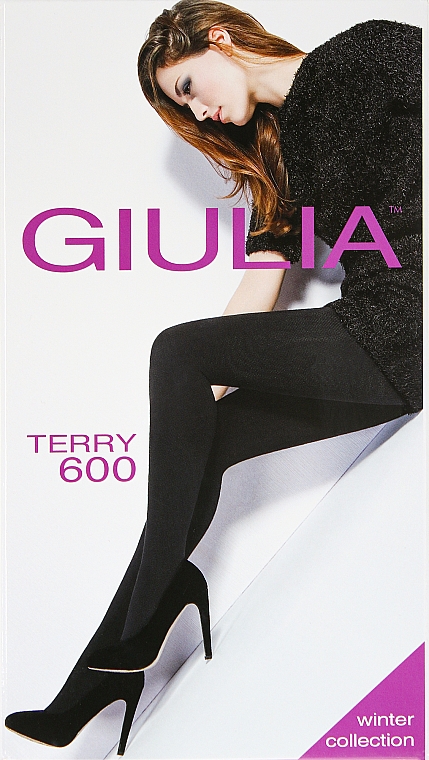 Колготки для женщин "Terry" 600 Den, nero - Giulia