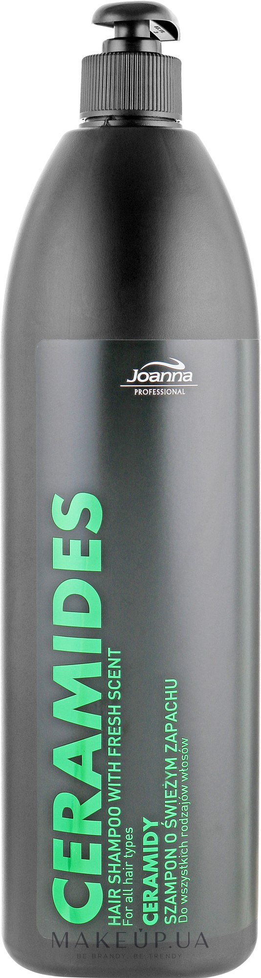 Шампунь з керамідами для всіх типів волосся, з ароматом свіжості - Joanna Professional — фото 1000ml