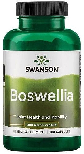 Пищевая добавка - Swanson Boswellia 100 капсул, 400мг — фото N1