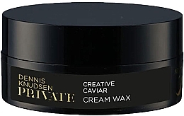 Воск для волос - Dennis Knudsen Private 528 Creative Caviar Cream Wax — фото N1