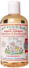 Духи, Парфюмерия, косметика Шампунь-гель для душа с мандарином - Earth Friendly Baby Shampoo and Body Wash Organic Mandarin