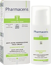 УЦІНКА Нормалізуючий матуючий крем - Pharmaceris T Sebostatic Normalizing Matifying Anti-Acne Cream SPF20 * — фото N2