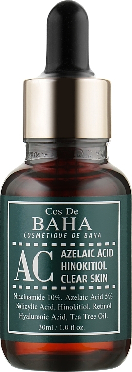 УЦЕНКА Интенсивная сыворотка для лица против акне - Cos De BAHA Acne Treatment Serum * — фото N1