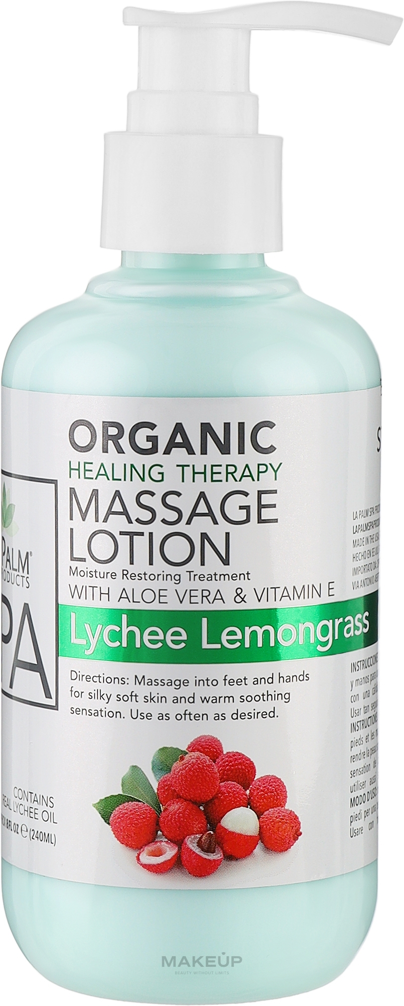 Терапевтический лосьон для рук и ног - La Palm Lychee Lemongrass — фото 236ml