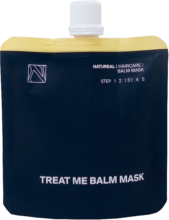 Відновлювальна бальзам-маска для пошкодженого волосся - Natureal Treat Me Balm Mask — фото N1