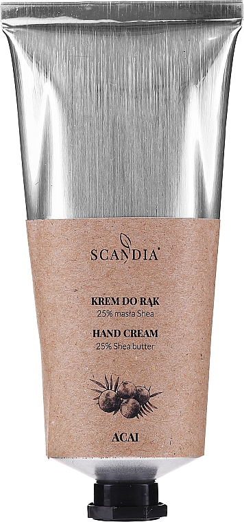 Крем для рук "Асаи" - Scandia Cosmetics Hand Cream 25% Shea — фото N1