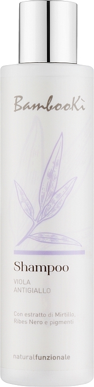 Антижелтый шампунь - Bambooki Viola Antigiallo Shampoo — фото N1