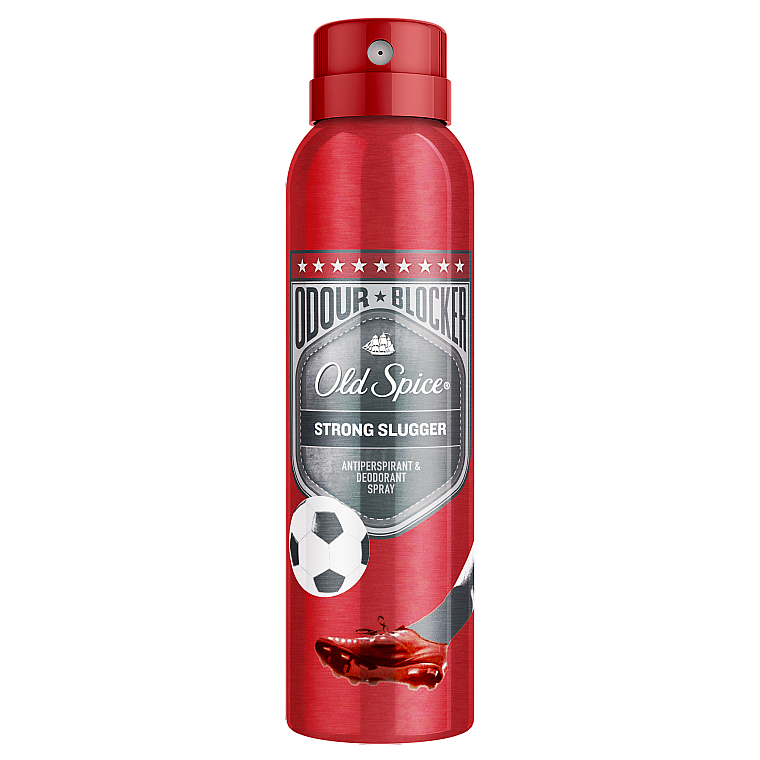 Аерозольний дезодорант-антиперспірант - Old Spice Odour Blocker Strong Slugger