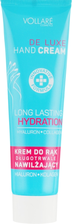 Увлажняющий и разглаживающий крем для рук - Vollare Cosmetics De Luxe Hand Cream Long Lasting Hydration — фото N3