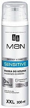 Пена для бритья - AA Men Sensetive Mousturizing Shaving Foam  — фото N2