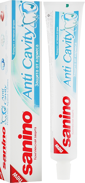 Зубная паста "Защита от кариеса" - Sanino  — фото N7