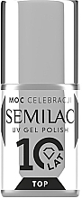 Духи, Парфюмерия, косметика Топ для для ногтей без липкого слоя - Semilac 10Years Limited Edition Top No Wipe