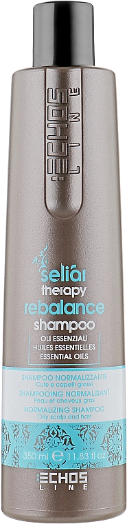 Шампунь-баланс для жирной кожи головы - Echosline Seliar Therapy Rebalance Shampoo — фото N1