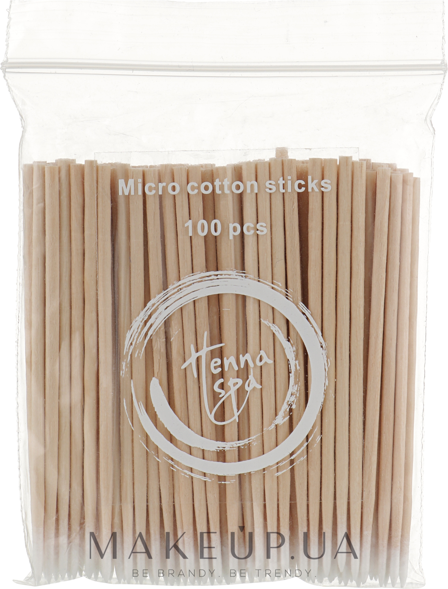 Ватні палички - Henna Spa Micro Cotton Sticks — фото 100шт