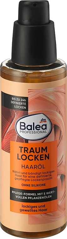 Олія для в'юнкого волосся - Balea Professional Traum Locken — фото N1