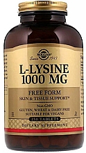 L-лізин, 1000 мг - Solgar L-Lysine — фото N2