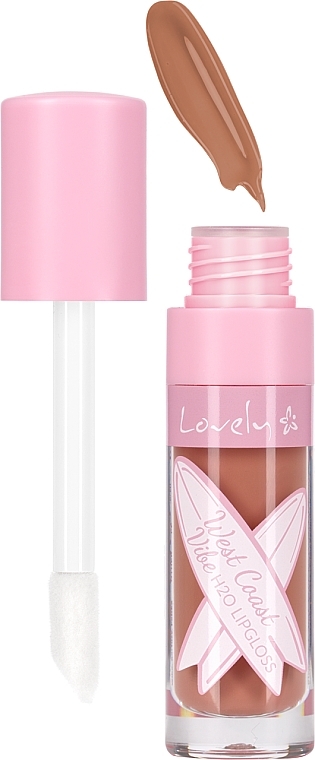 Блиск для губ - Lovely West Coast Vibe H2O Lipgloss — фото N2