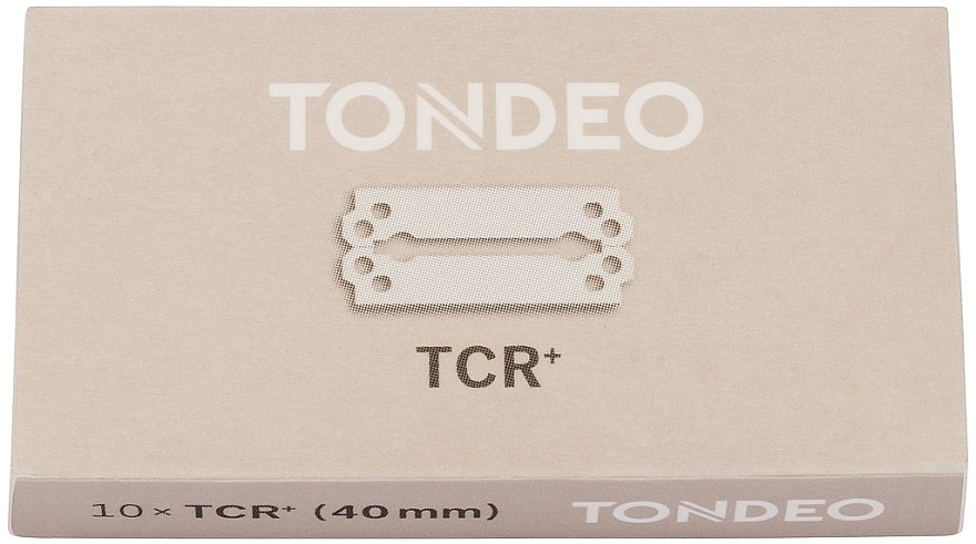 Леза для бритви, 40 мм, 10 шт. - Tondeo TCR+ Blades — фото N1