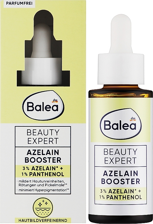 Сироватка для обличчя з 3% азелаїну та 1% пантенолу - Balea Beauty Expert — фото N2