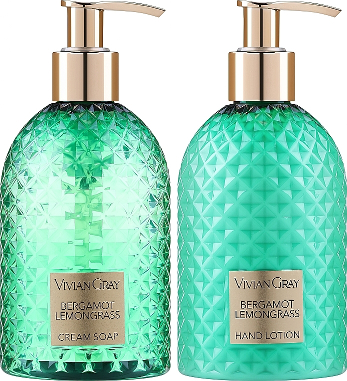 Набір - Vivian Gray Bergamot & Lemongras (h/soap/300ml + h/lot/300ml) — фото N2