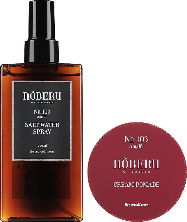 Набір - Noberu Of Sweden Styling (hair/pomade/80ml+hair/spray/200ml) — фото N2