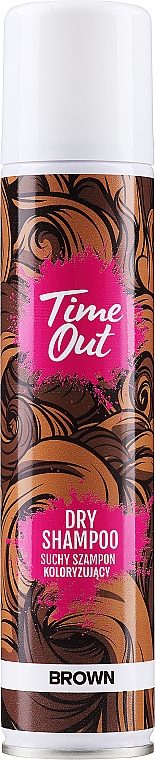 Сухой окрашивающий шампунь для волос - Time Out Dry Shampoo — фото N1