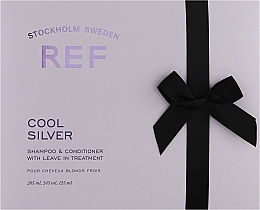 Духи, Парфюмерия, косметика Набор - REF Cool Silver Set (shm/285ml + cond/245ml + treat/125ml)