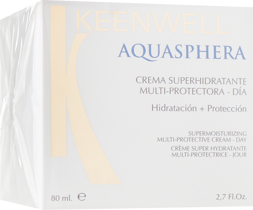 Дневной суперувлажняющий мультизащитный крем для лица - Keenwell Aquasphera Moisturizing Multi-Protective Cream