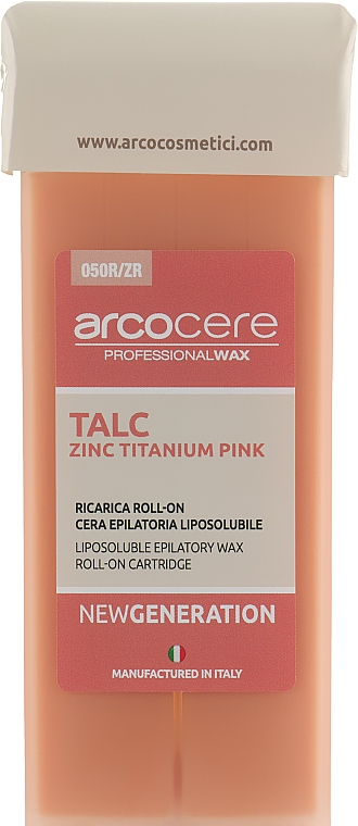 Віск у касеті "Тальк" - Arcocere Wax Pink Titanium Roll-On Cartidge — фото N1