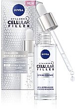 Гіалуронова сироватка для обличчя - NIVEA Hyaluron Cellular Filler Serum Essence — фото N1