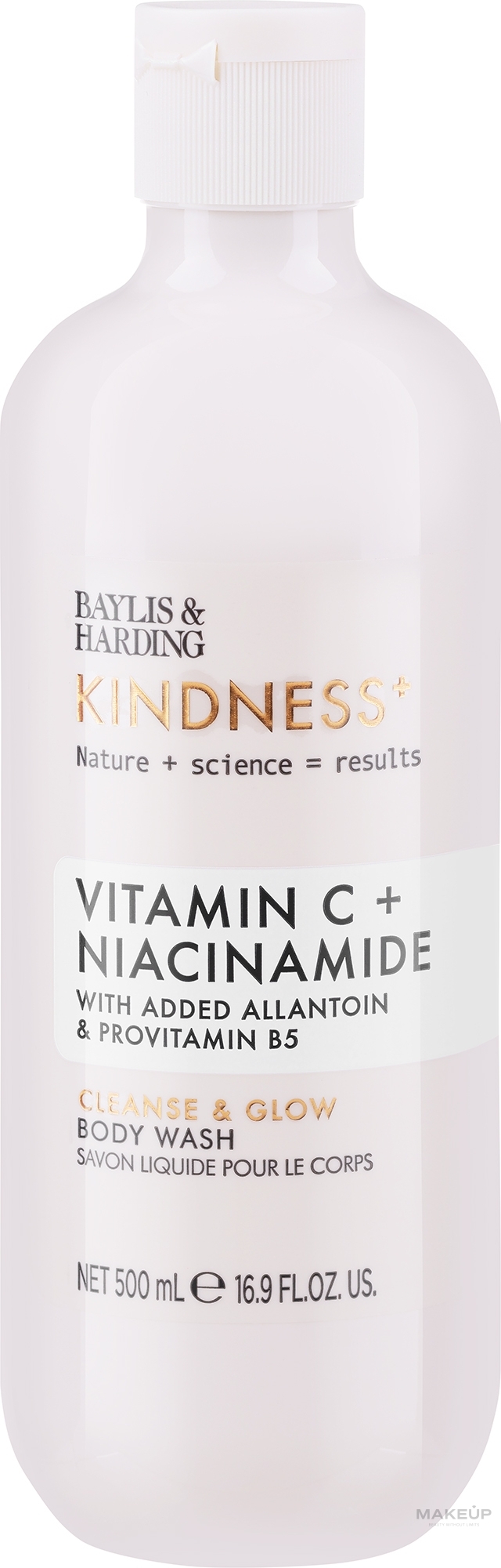 Гель для душа - Baylis & Harding Kindness+ Vitamin C + Niacinamide Cleanse & Glow Body Wash — фото 500ml