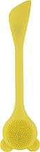 Кисточка для масок и очищения лица, Pf-252, желтая - Puffic Fashion  — фото N1