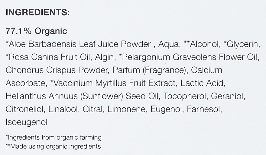 Тонизирующий гель для обезвоженной и чувствительной кожи - The Organic Pharmacy Rose & Bilberry Toning Gel — фото N3