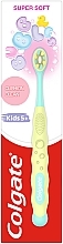 Дитяча зубна щітка від 5 років, жовта - Colgate Cushion Clean Kids 5+ Super Soft — фото N1