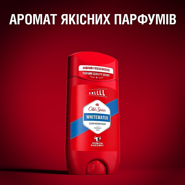 Твердый дезодорант без алюминия - Old Spice Whitewater Deodorant Stick — фото N7