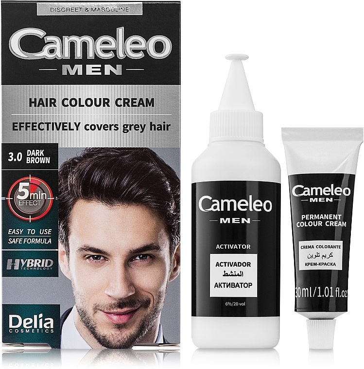 УЦІНКА Чоловіча фарба для волосся - Delia Cameleo Men Hair Color Cream * — фото N2