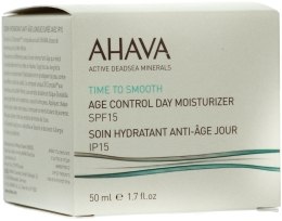 Парфумерія, косметика Крем омолоджуючий денний зволожуючий - Ahava Time to Smooth Age Control Day Moisturizer SPF 15