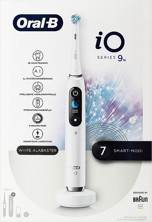 Електрична зубна щітка, біла - Oral-B iO Series 9N — фото N1