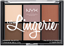 Духи, Парфюмерия, косметика УЦЕНКА Палетка теней для век - NYX Professional Makeup Lingerie Shadow Palette *