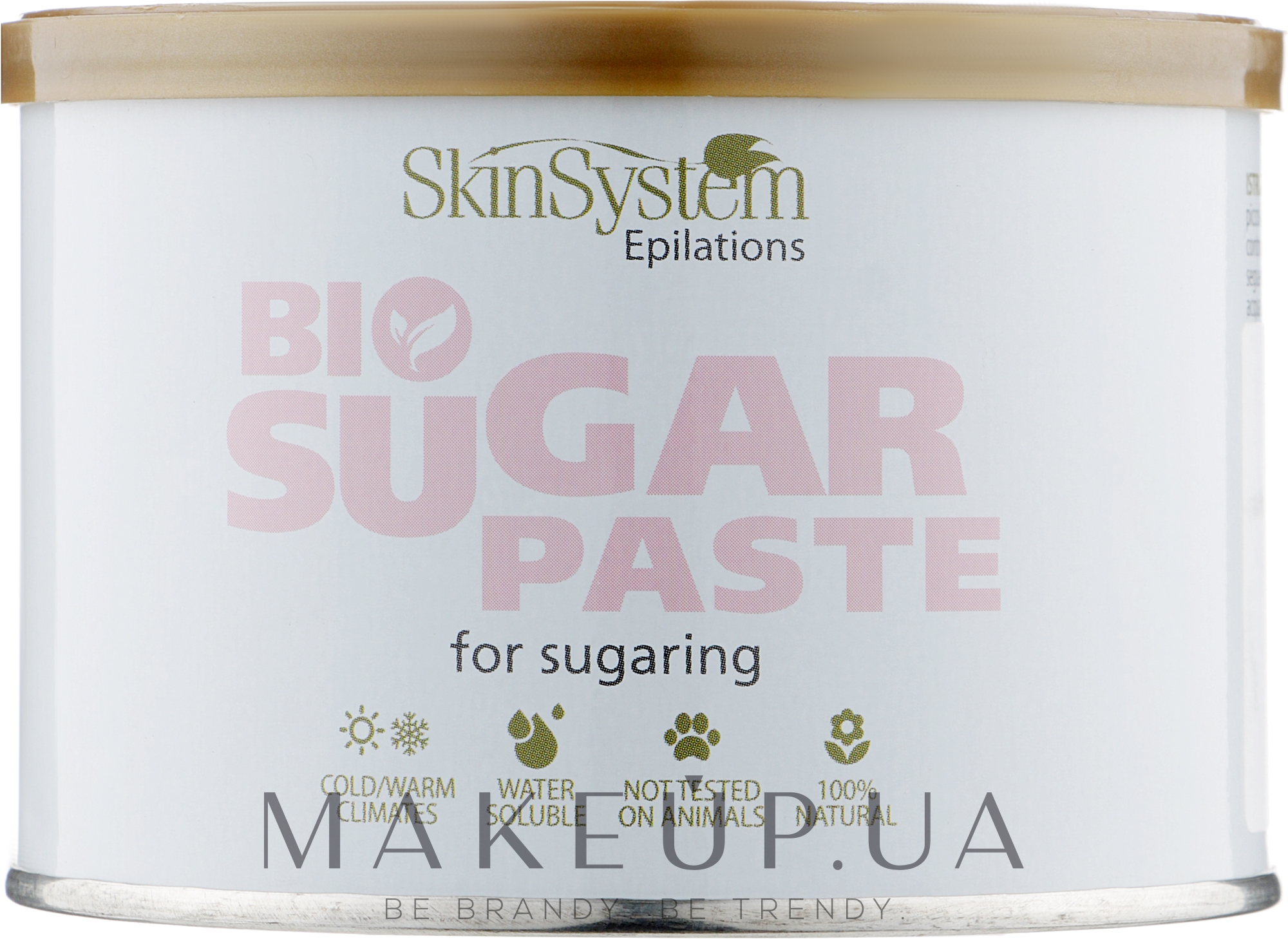Сахарная паста для депиляции, средней жесткости, без разогрева - Skin System Bio Sugar Paste Medium — фото 550g