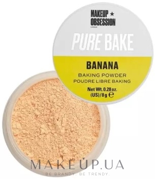 Матирующая рассыпчатая пудра - Makeup Obsession Pure Bake Baking Powder — фото Banana