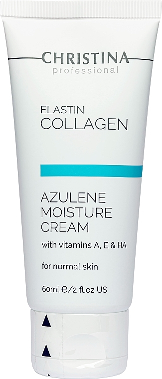 Увлажняющий азуленовый крем с коллагеном и эластином для нормальной кожи - Christina Elastin Collagen Azulene Moisture Cream