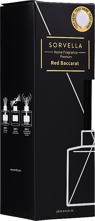 Аромадифузор - Sorvella Perfume Home Fragrance Premium Red Baccarat — фото N2