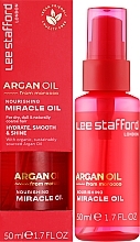 Аргановое масло для волос - Lee Stafford Argan Oil from Morocco Nourishing Miracle Oil — фото N2