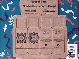 Набор - Ren Best Of Body (shr/gel/2x50ml + b/lot/2x50ml) — фото N1
