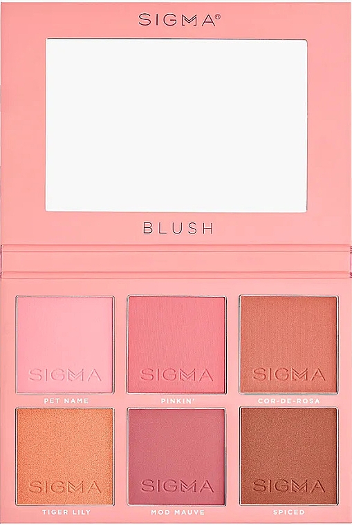 Палетка рум'ян - Sigma Beauty Blush Cheek Palette — фото N2